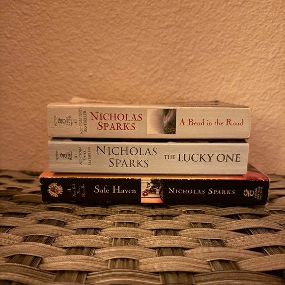 Nicholas Sparks Other - Nicholas Sparks Book Lot | Safe Haven, The Lucky One, A Bend in the Road